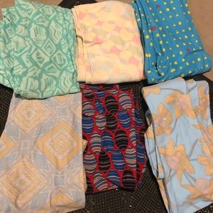 6 pairs of new lularoe tween leggings